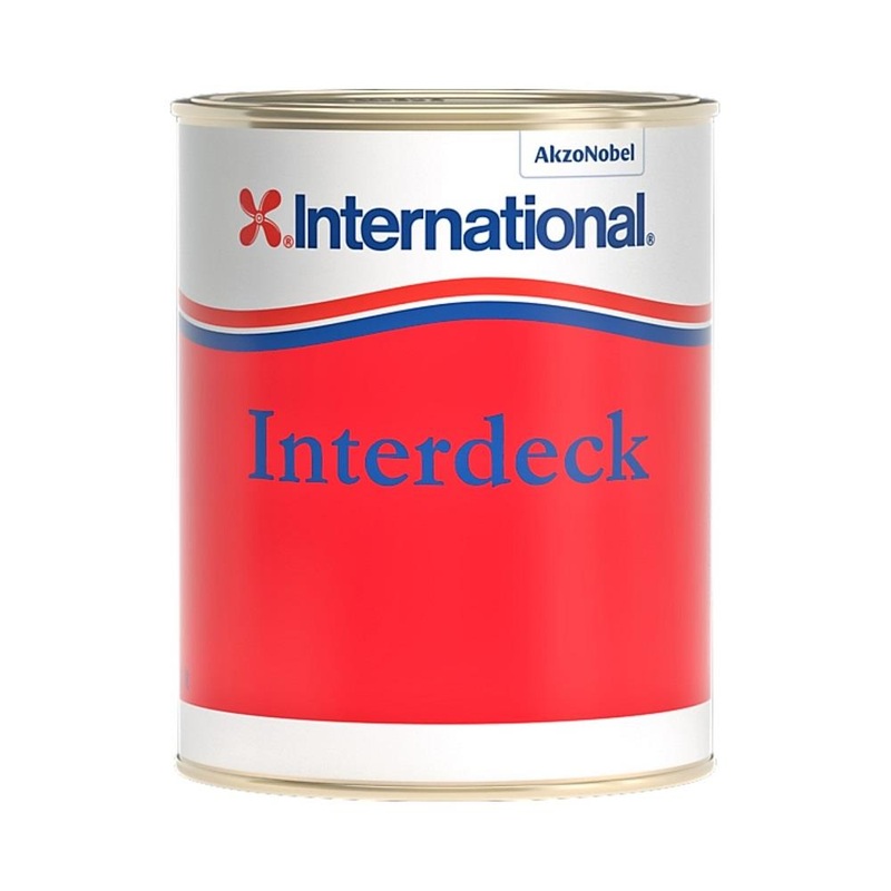 International Paint Interdeck|Squall Blue|Grey|White|750 mL|1 L|YJB923/750ML|YJF684/750ML|YJB000/750ML|YJB000/1AP|YJB923/1L|YJF684/1L