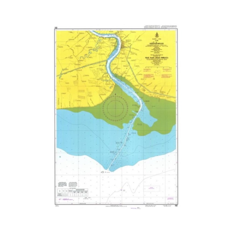 Marine Chart Thailand (Gulf of Thai – East) 112 Entrance to Mae Nam Chao Pharaya