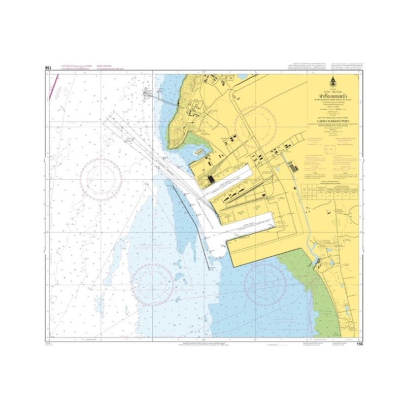 Marine Chart Thailand (Gulf of Thai – East) 156 Laem Chabang Port