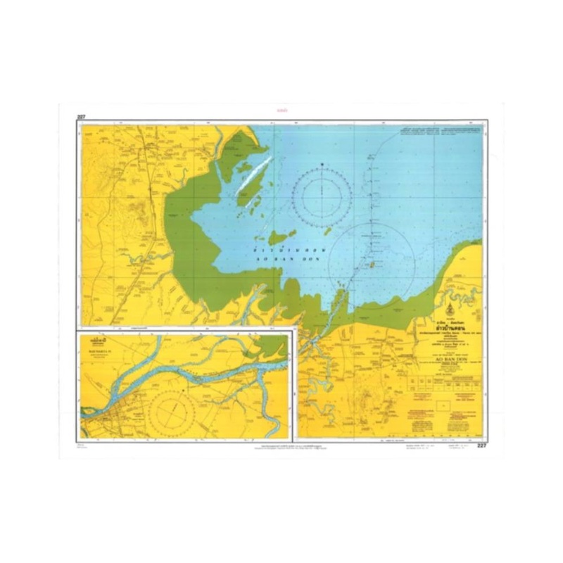 Marine Chart Thailand (Gulf of Thai – West) 227 Ao Ban Don