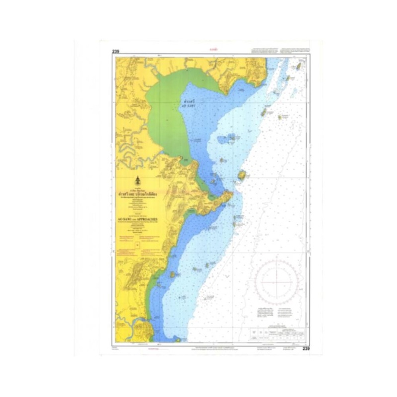 Marine Chart Thailand (Gulf of Thai – West) 239 Ao Sawi and Approaches