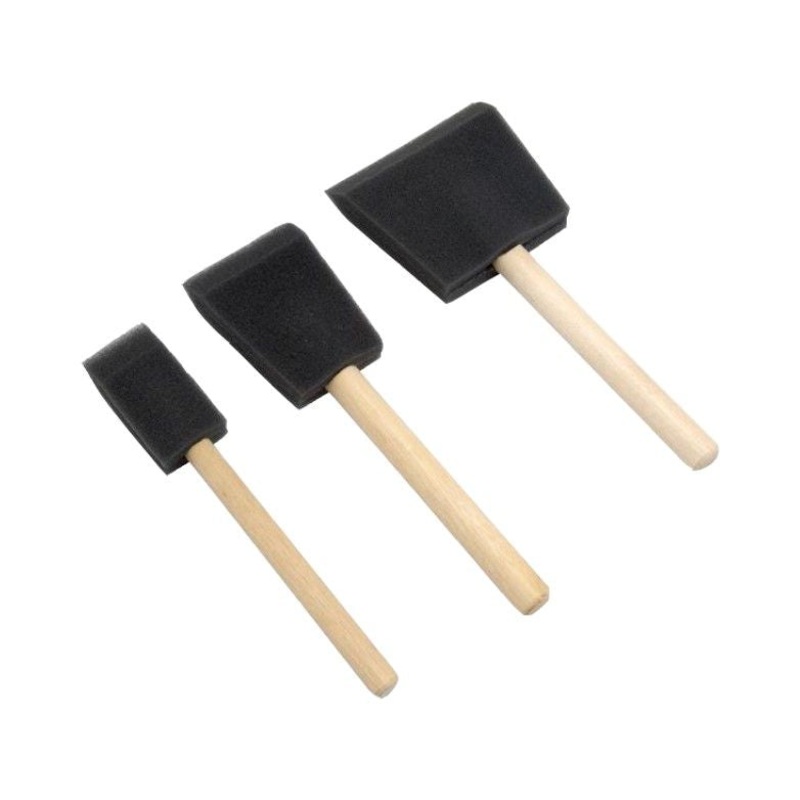 Redtree Foam Paint Brushes|4″ (100 mm)|1″ (25 mm)|2″ (50 mm)|3″ (75 mm)|-|Piece (00008)|Piece (00005)|Piece (00006)|Piece (00007)