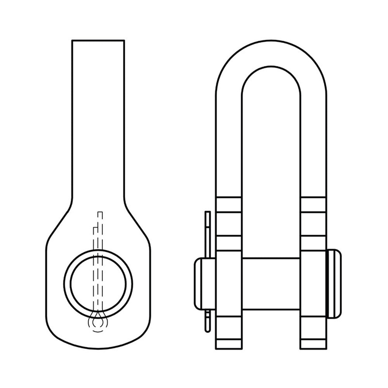 Hamma Regatta Eye Jaw Toggle|7/16″|1/2″|5/8″|3/4″|7/8″|1″