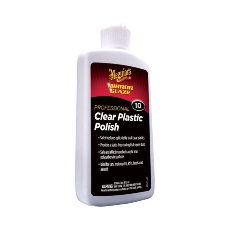 Meguiar’s 10 Mirror Glaze Clear Plastic Polish