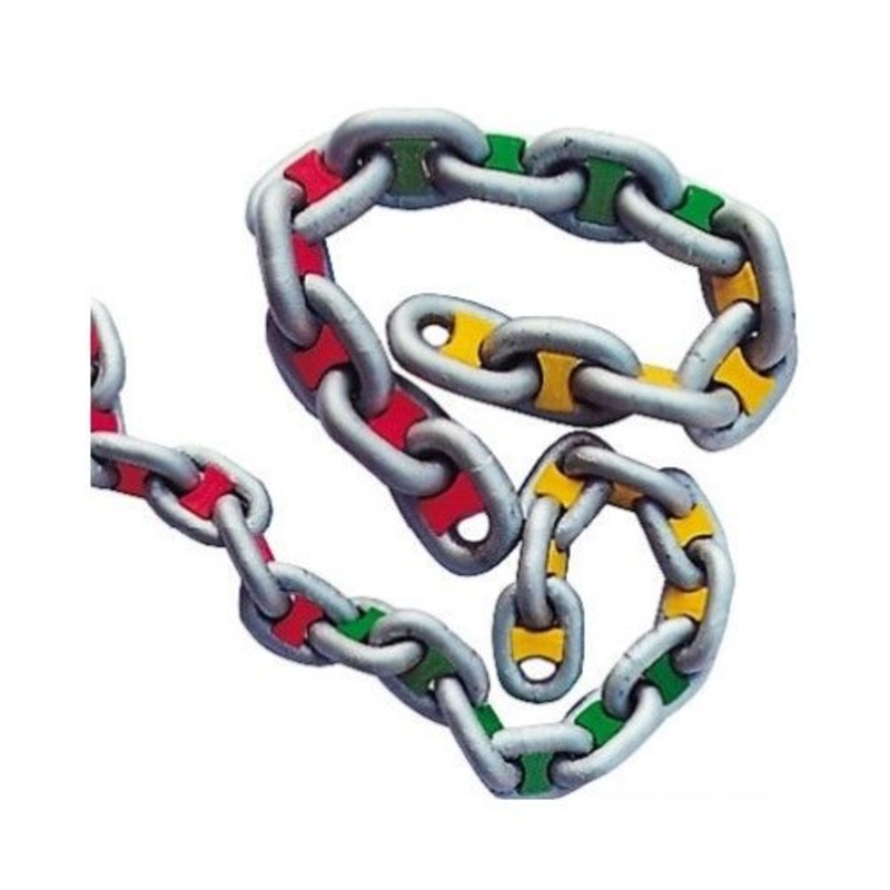 Osculati Rainbow Chain Marker|6 mm|8 mm|10 mm|12 mm|Red|Yellow|Blue|Green|White|Pack of 14 (01.500.06RO)|Pack of 14 (01.500.06GI)|Pack of 14 (01.500.06BL)|Pack of 14 (01.500.06VE)|Pack of 14 (01.500.06BI)|Pack of 10 (01.500.08RO)|Pack of 10 (01.500.08GI)|