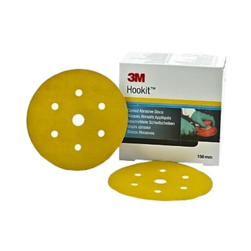 3M Sanding Hookit Disc 255P|P80|P120|P150|P180|P220|P240|P320|P400|P500|P600|150 mm|Piece