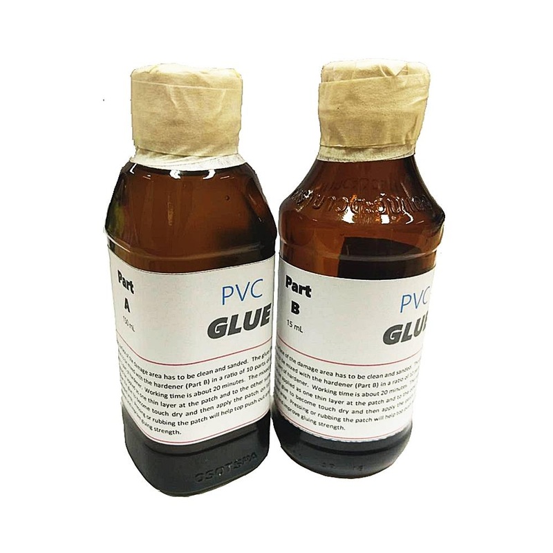 EMA 2-Component PVC Glue|Glue 150 mL + Hardener 15 mL|-|Set
