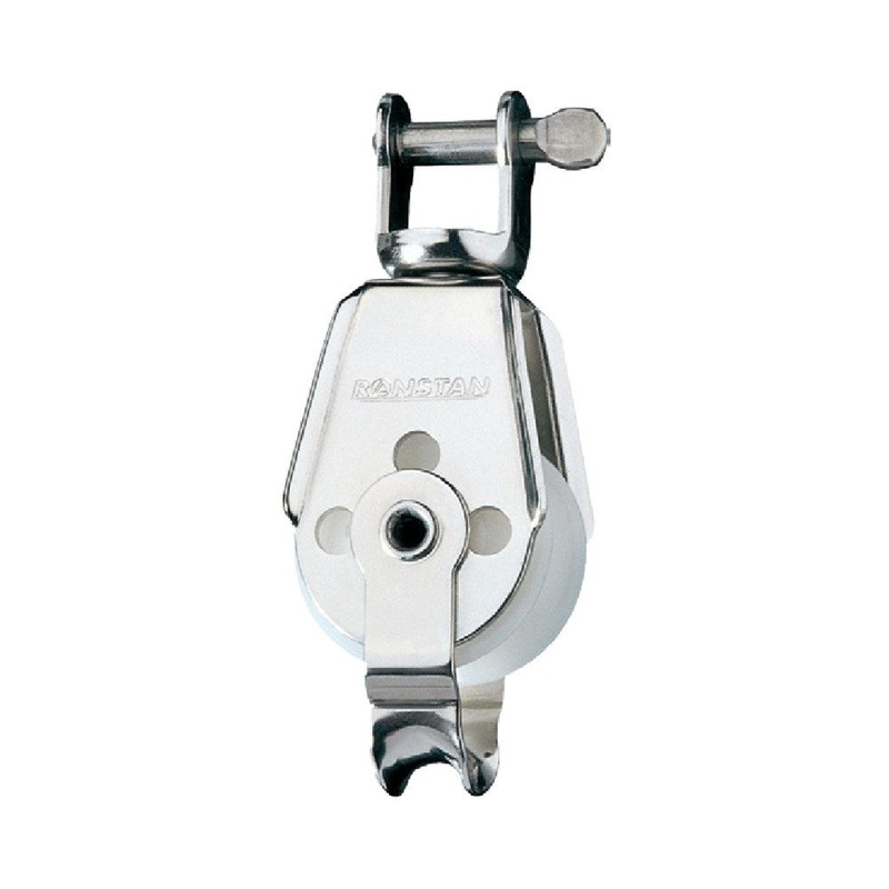 Ronstan Series 30 AP Single Utility Block – Becket, Swivel Shackle Head