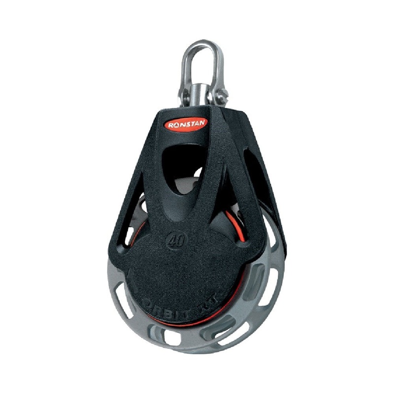 Ronstan Series 40 BB Single Orbit Block – Auto, Swivel Shackle Head