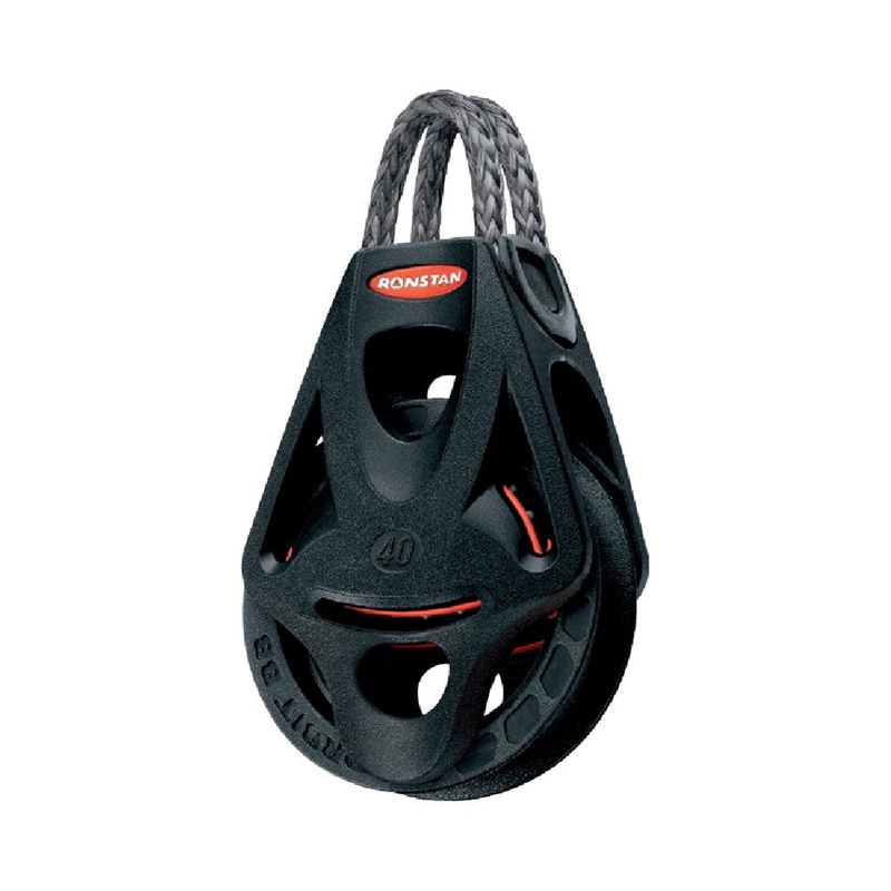 Ronstan Series 40 BB Single Orbit Block – Becket, Dyneema Link Head