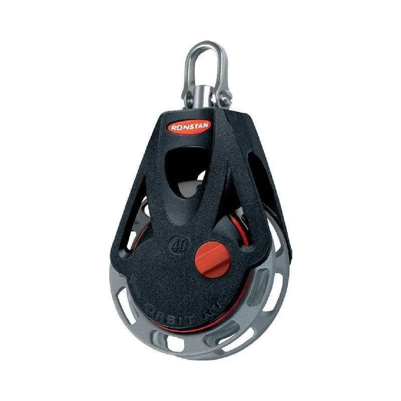 Ronstan Series 40 BB Single Orbit Block – Manual, Swivel Shackle Head