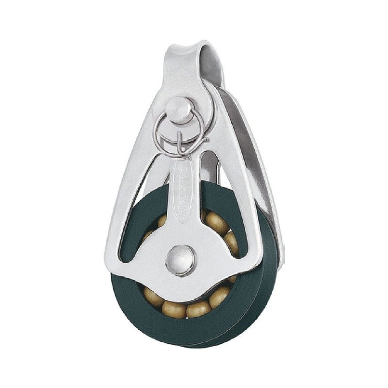 Ronstan Series 40 BB Single Utility Block – Removable Loop Head, Alloy Sheave, Torlon Balls