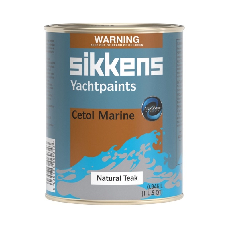 Sikkens Cetol Marine Varnish|Natural Teak|946 mL (1 quart)|Piece (IVA316-0.946L)