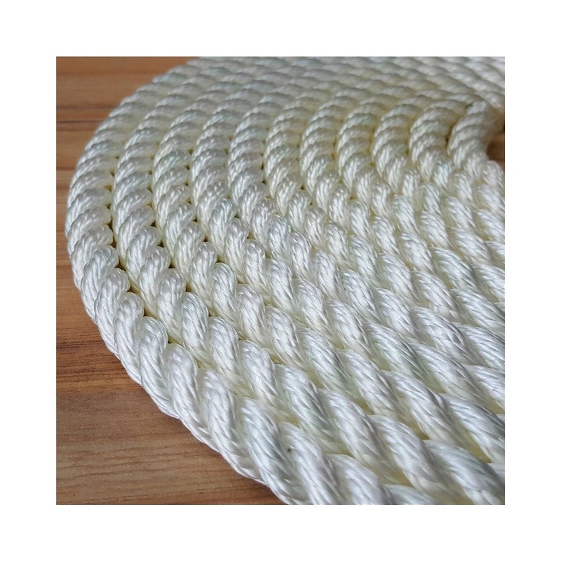 Donaghys Nylon Mooring Rope|8 mm|10 mm|12 mm|14 mm|16 mm|18 mm|20 mm|24 mm|White|Metre