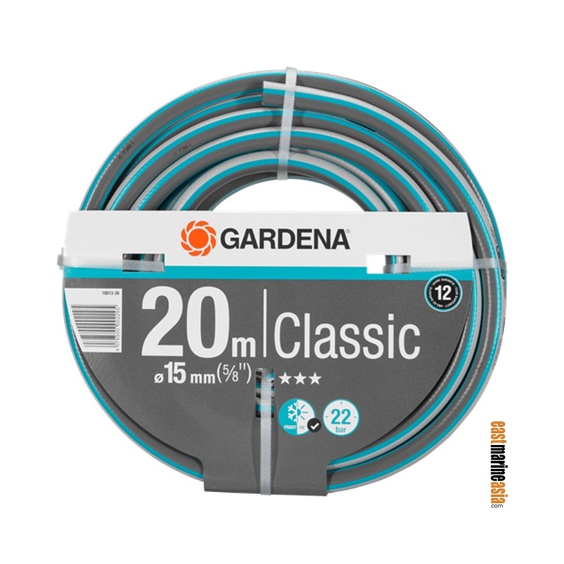 Gardena Hoses – Classic Hose|13 mm (1/2″)|15 mm (5/8″)|19 mm (3/4″)|18 m|30 m|20 m|50 m|Roll (18002-20)|Roll (18009-20)|Roll (18013-26)|Roll (18213-20)