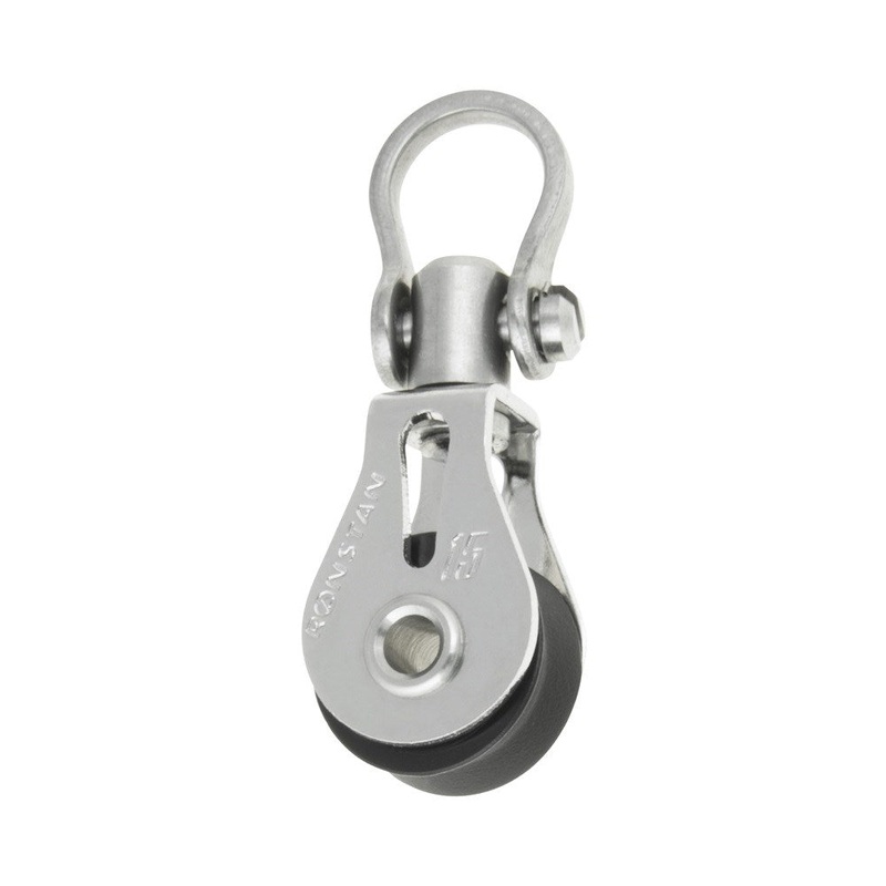 Ronstan Series 15 BB Single Utility Block – Swivel Shackle Head