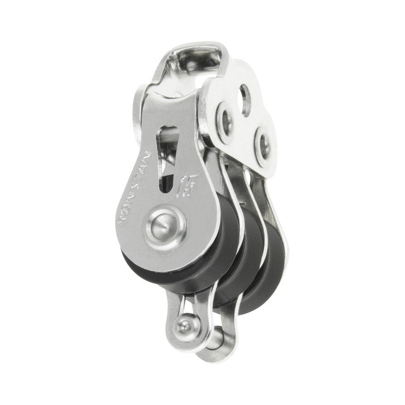 Ronstan Series 15 BB Triple Utility Block – Becket, Loop Head