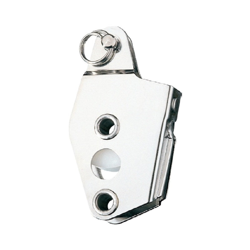 Ronstan Series 25 AP Single Utility Block – Becket, V-jam Cleat, Removable Pin Head