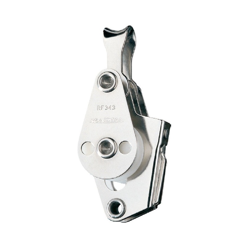 Ronstan Series 25 AP Triple Utility Block – Becket, V-jam Cleat, Loop Head