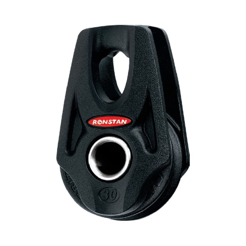 Ronstan Series 30 SP Single Orbit Block (with Nylatron Sheave) – Becket Hub, Lashing Head
