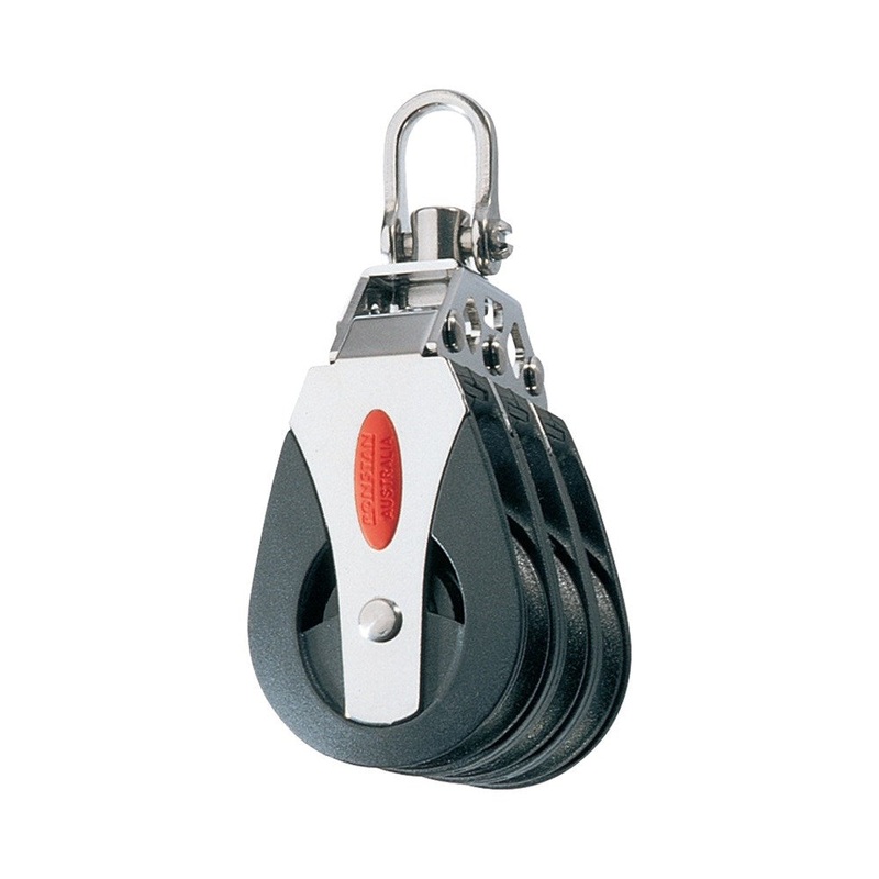 Ronstan Series 40 BB Triple Utility Block – Swivel Shackle Head (Non-locking)