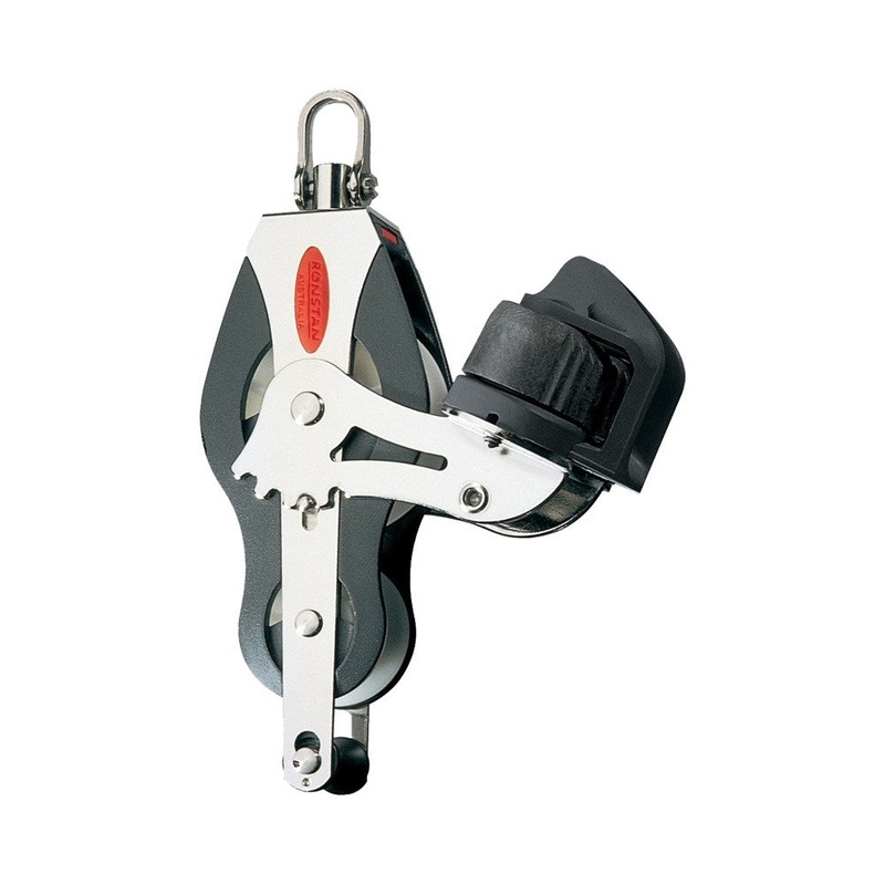 Ronstan Series 50 AP Fiddle Utility Block – Becket, Adjustable Cleat, Universal Head