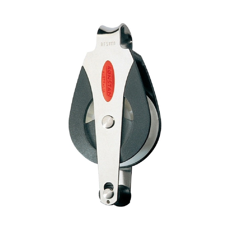 Ronstan Series 50 AP Single Utility Block – Becket, Loop Head