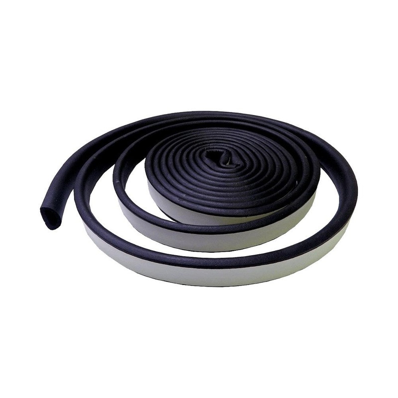 Taco Marine Weather Seal|Black|9.5 mm x 15.9 mm x 3.05 m (3/8″ x 5/8″ x 10′)