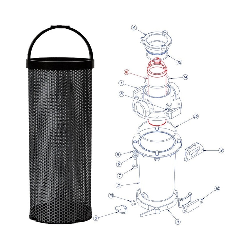 Groco ARG Series Replacement Filter Basket – Monel
