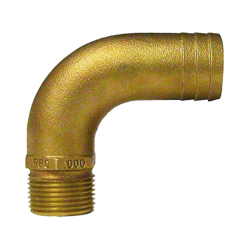 Groco FFC Series 90 Bronze Pipe to Hose Full Flow Fittings – NPT