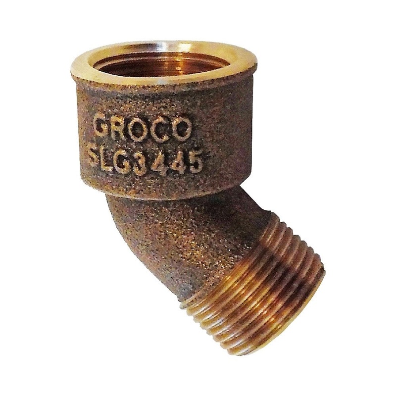 Groco SLG-45 Series Bronze 45 Street Elbow Fittings – BSPP
