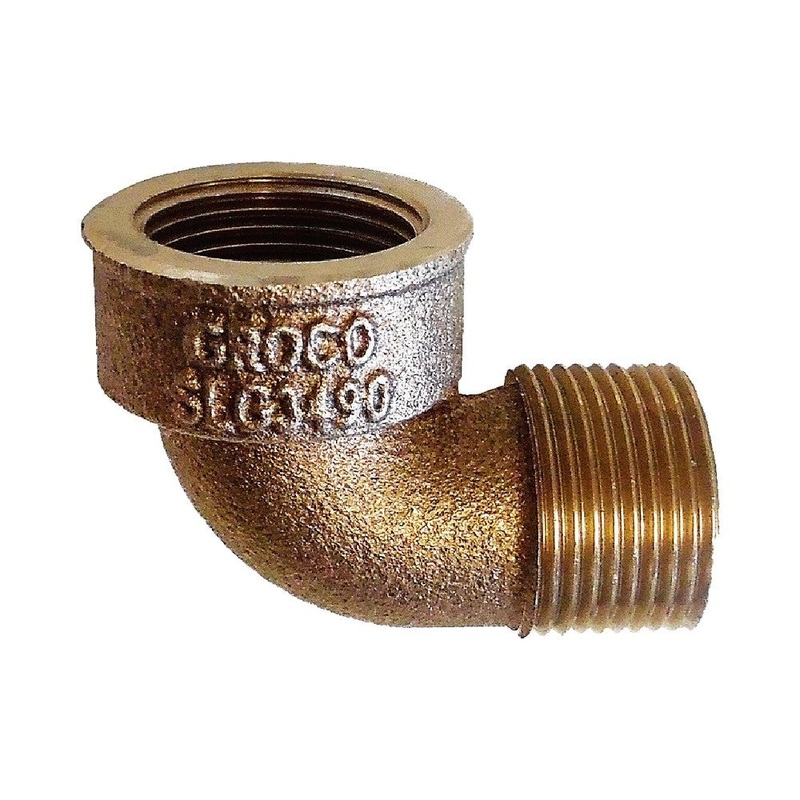 Groco SLG-90 Series Bronze 90 Street Elbow Fittings – BSPP