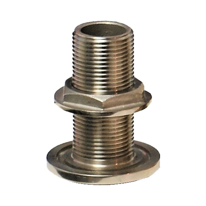 Groco TH Series 316 Stainless Steel Thru Hull Fittings with Nut – NPS