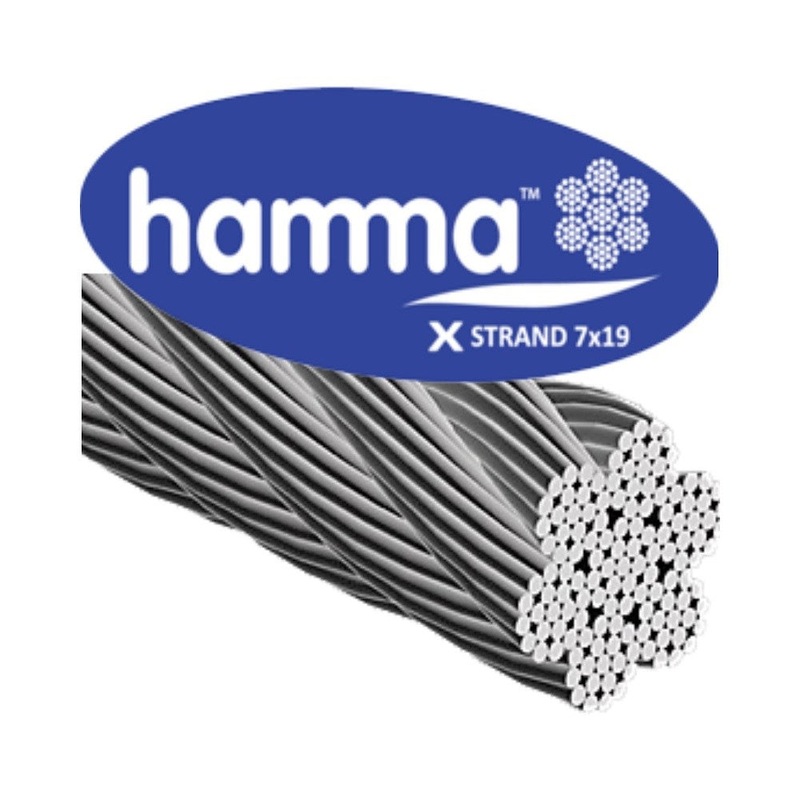 Hamma X 7×19 316 Stainless Steel Wire Rope