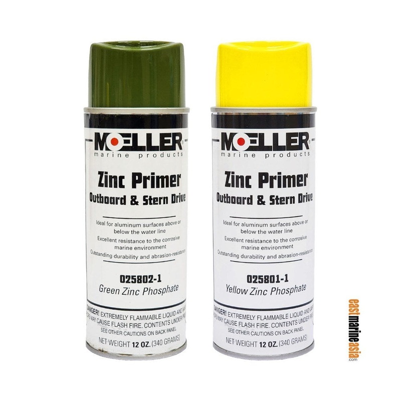 Moeller Zinc Phosphate Primer|Green|Yellow|340 g (12 oz) Aerosol|Piece (025802-1)|Piece (025801-1)
