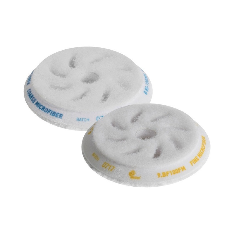 Rupes BigFoot 80 – 100 mm Microfiber Polishing Pads for Random Orbital and Triple Action Polishers