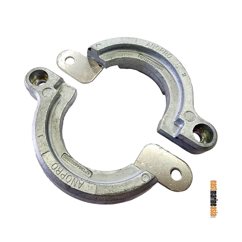 Anopro AP19644002660KITZ Yanmar Saildrive Split Ring Anode Kit – Zinc