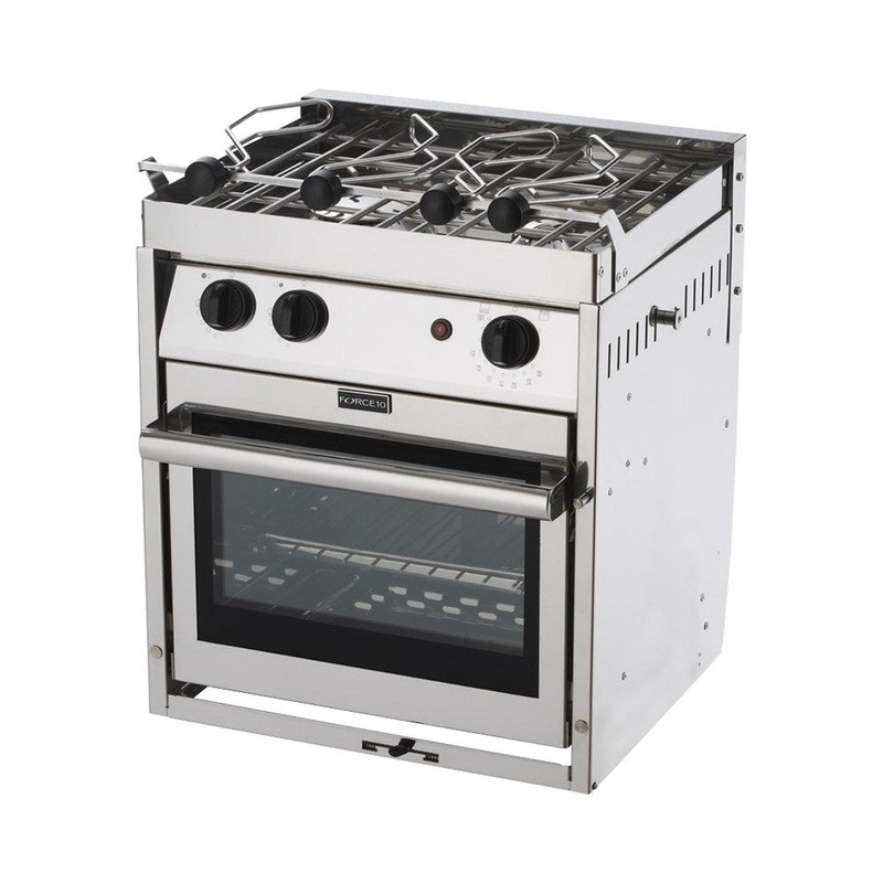 Force 10 Gimbaled Ranges 2-Burner Marine Stove with Oven & Broiler – American Standard