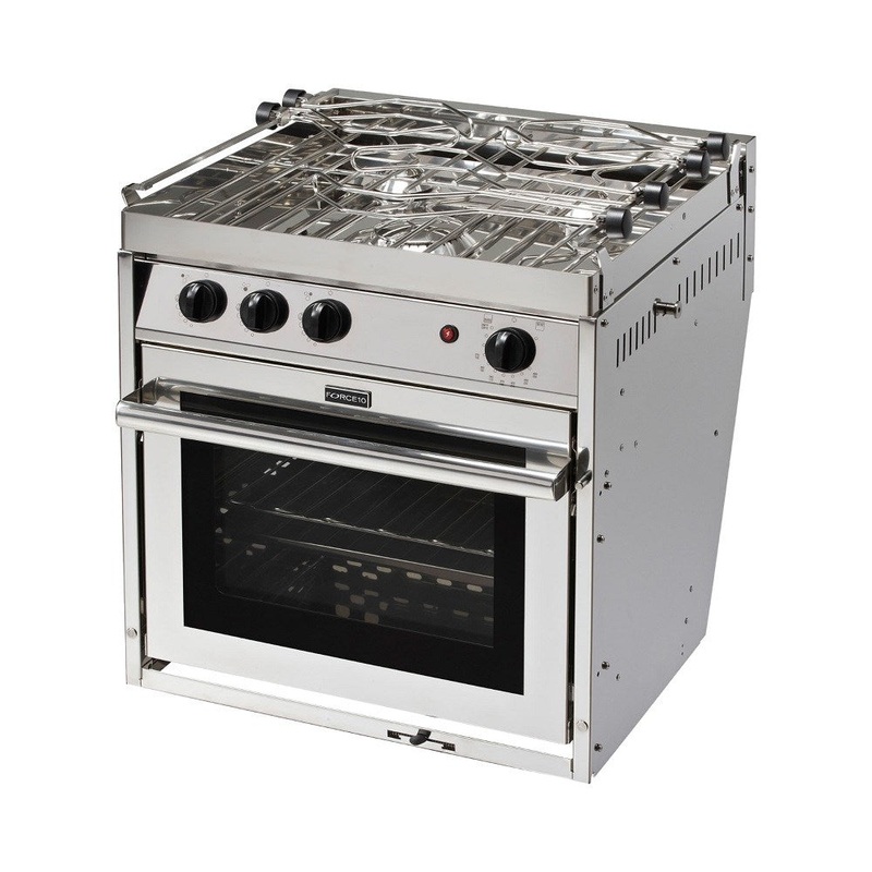 Force 10 Gimbaled Ranges 3-Burner Marine Stove with Oven & Broiler – American Standard