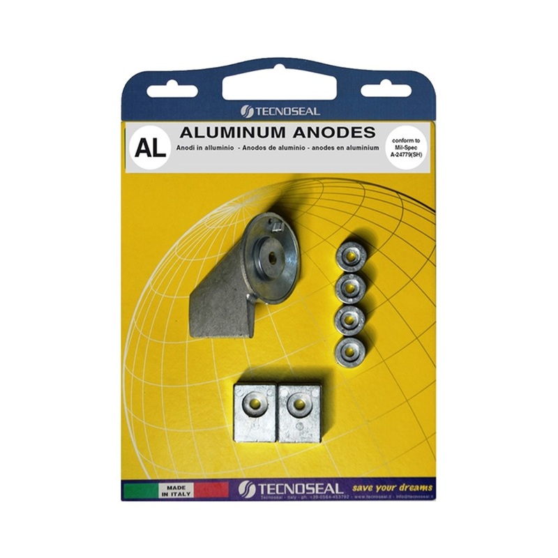 Tecnoseal KITSUZUKI40-50AL Suzuki 40-50 hp Anode Kit – Aluminium