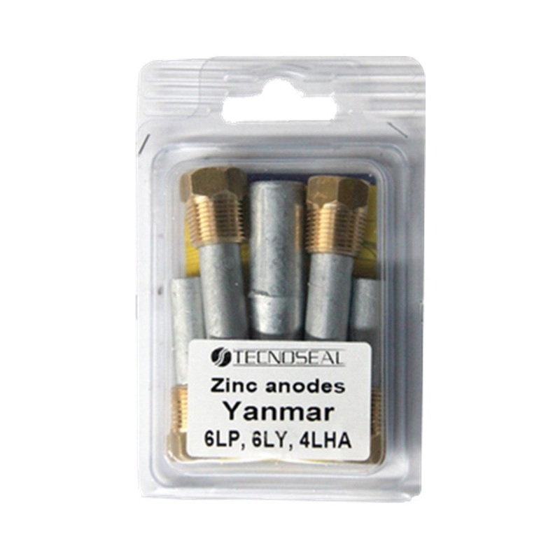 Tecnoseal KITYANMAR Yanmar Inboard Engine Pencil Anode Kit – Zinc