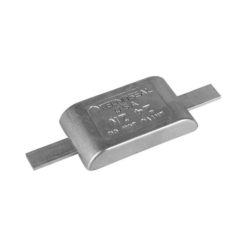Tecnoseal Z4-ALAL Weld-on Hull Anode – Aluminium (with Aluminium Strap)