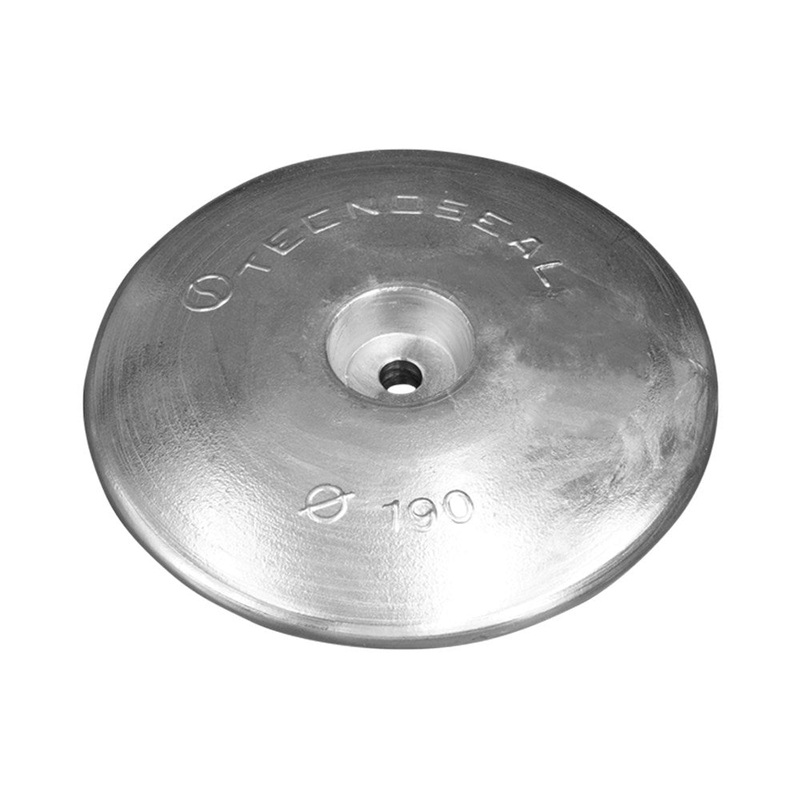 Tecnoseal 190 mm Rudder / Trim Tab Anode – Zinc