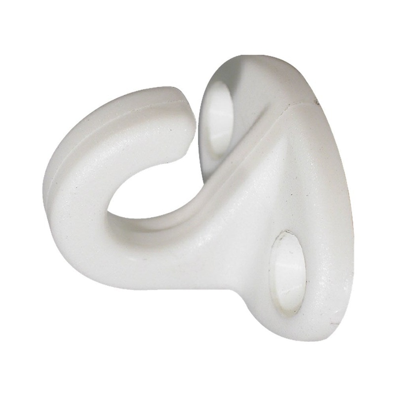 EMA Nylon Lashing Hook|White|22 x 34 mm|10 mm