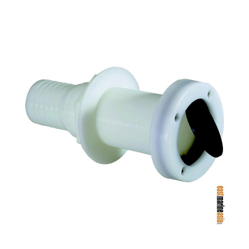 EMA Thru-Transom Scupper|38 mm (1-1/2″)|72 mm x 152 mm|78 mm