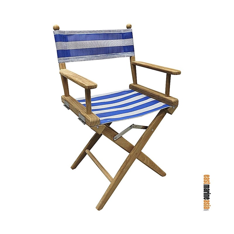EMA Deluxe Teak Folding Director’s Chair