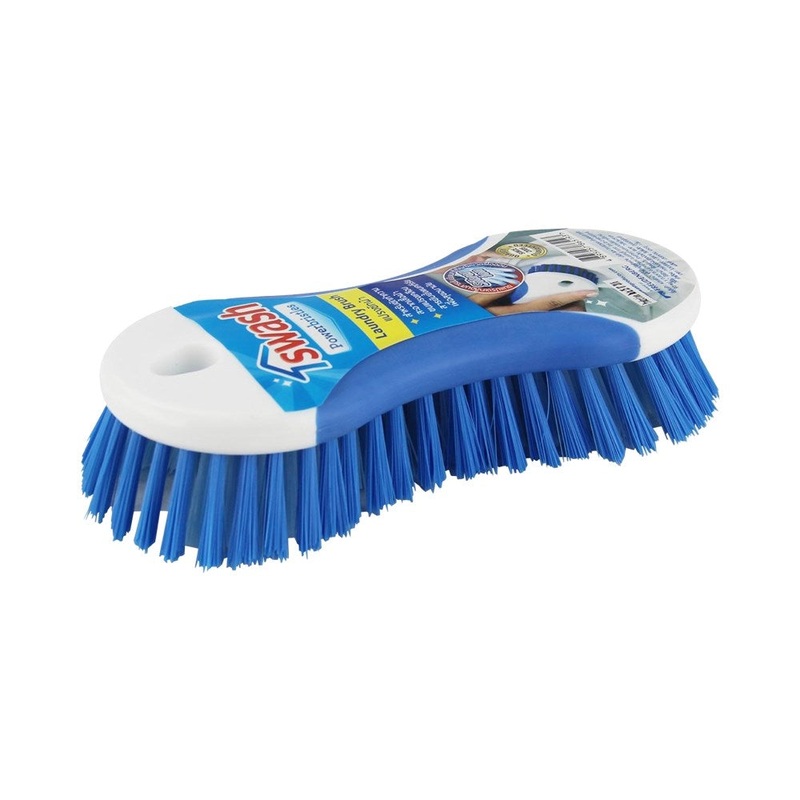 Swash Laundry Brush|White & Blue|-|Piece