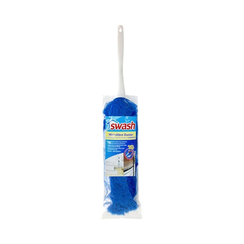 Swash Microfiber Duster|White & Blue|-|Piece