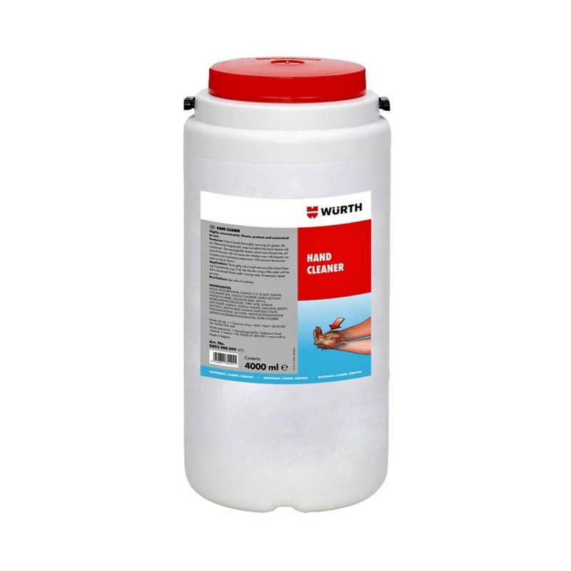 Wurth Hand Cleaner|4000 mL|2000 mL (Pump Bottle)|-|Piece (181880)|Piece (183273)