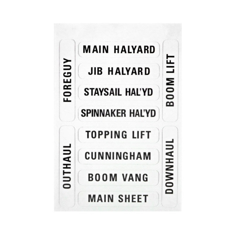 Forespar Sailboat Labels – Cleat and Winch